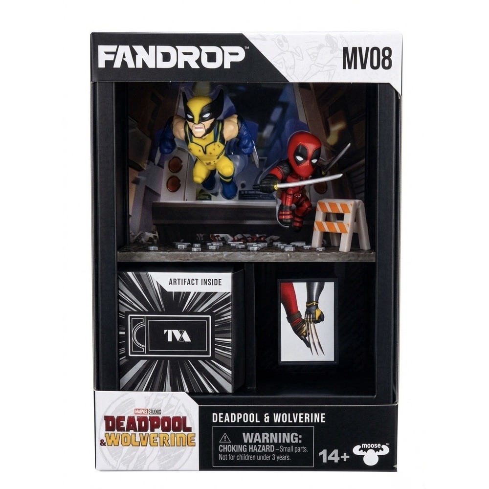 Moose Toys Marvel Fandrop MV08 Deadpool And Wolverine